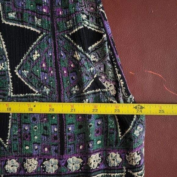 90s Vintage Stars Patterned Sleeveless Dress - Picture 11 of 12